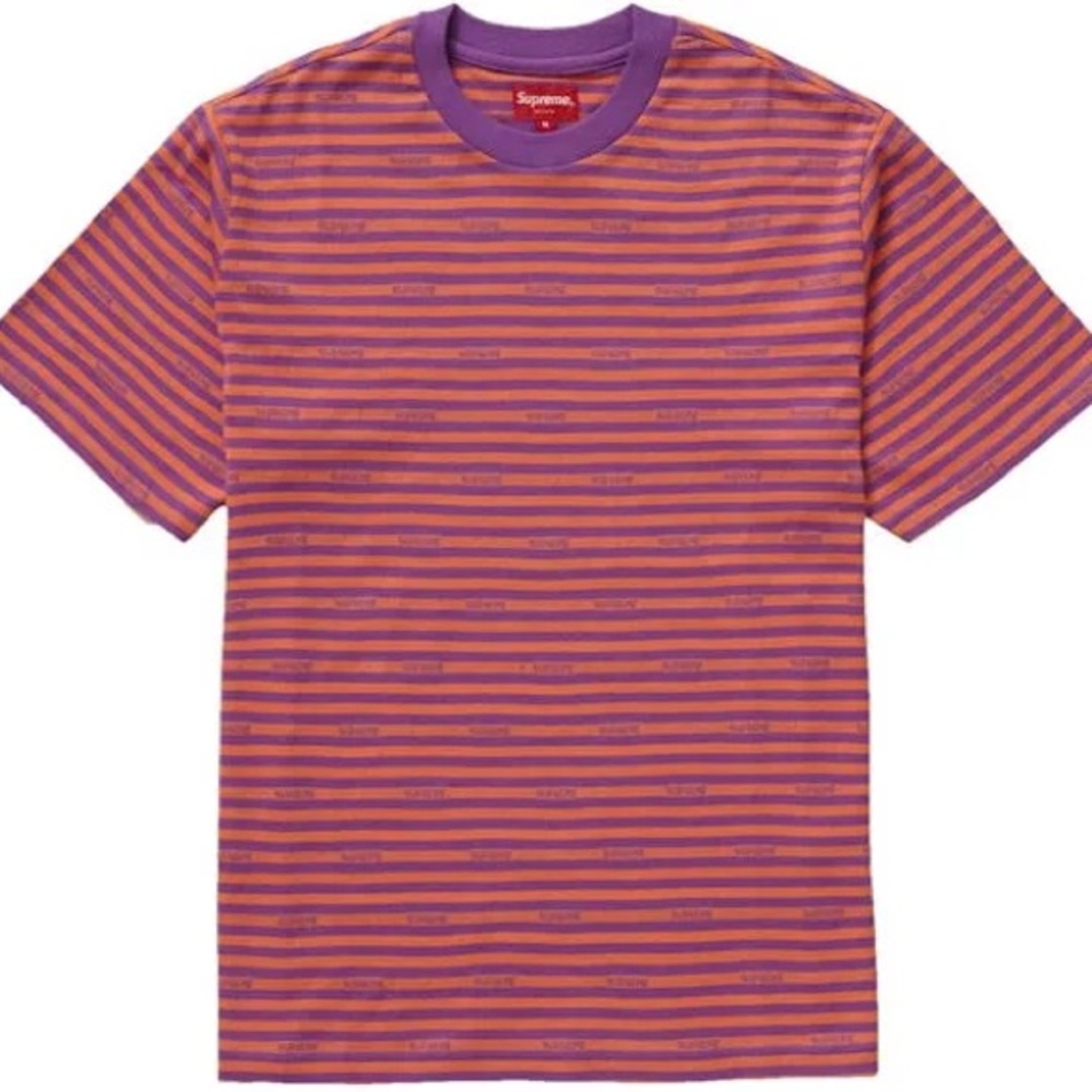 Supreme Logo Stripe Top size M